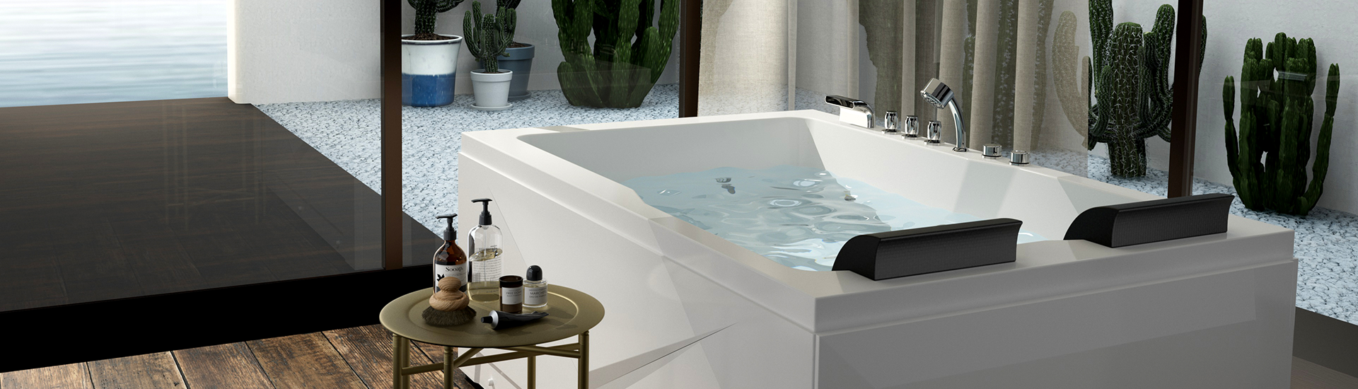 Empava-72JT367LED bathtub