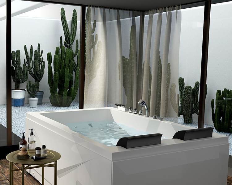 Empava-72JT367LED bathtub