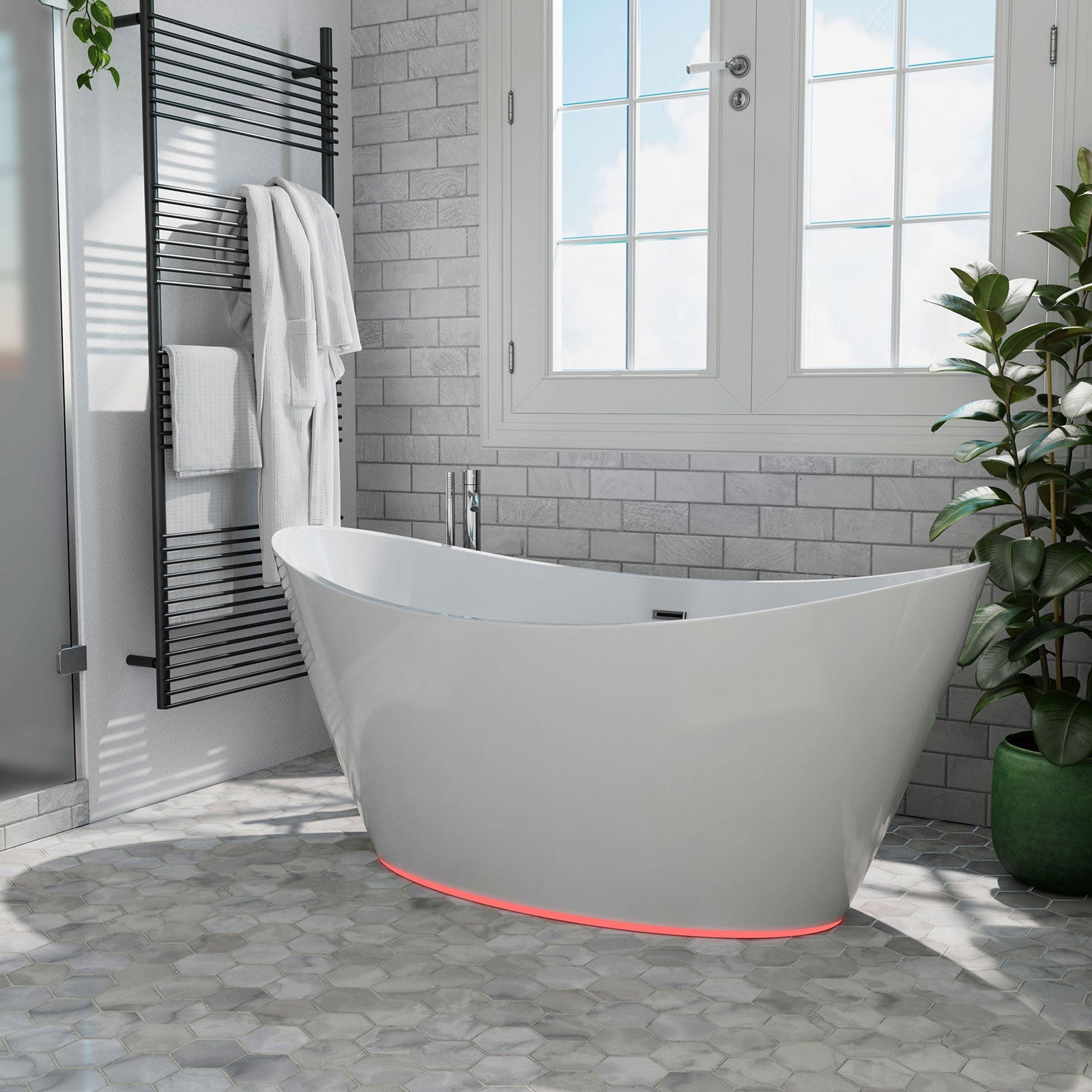 Empava-59FT1518 59 in. Soaking Freestanding Bathtub – ibathtub