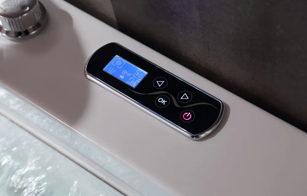 EMPV-67JT351LED bathtub Consistent 96.8°F to 104°F temperature