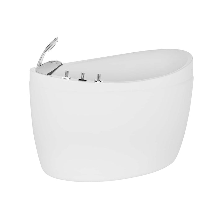 Empava-59FT002 acrylic freestanding soaking oval modern bathtub