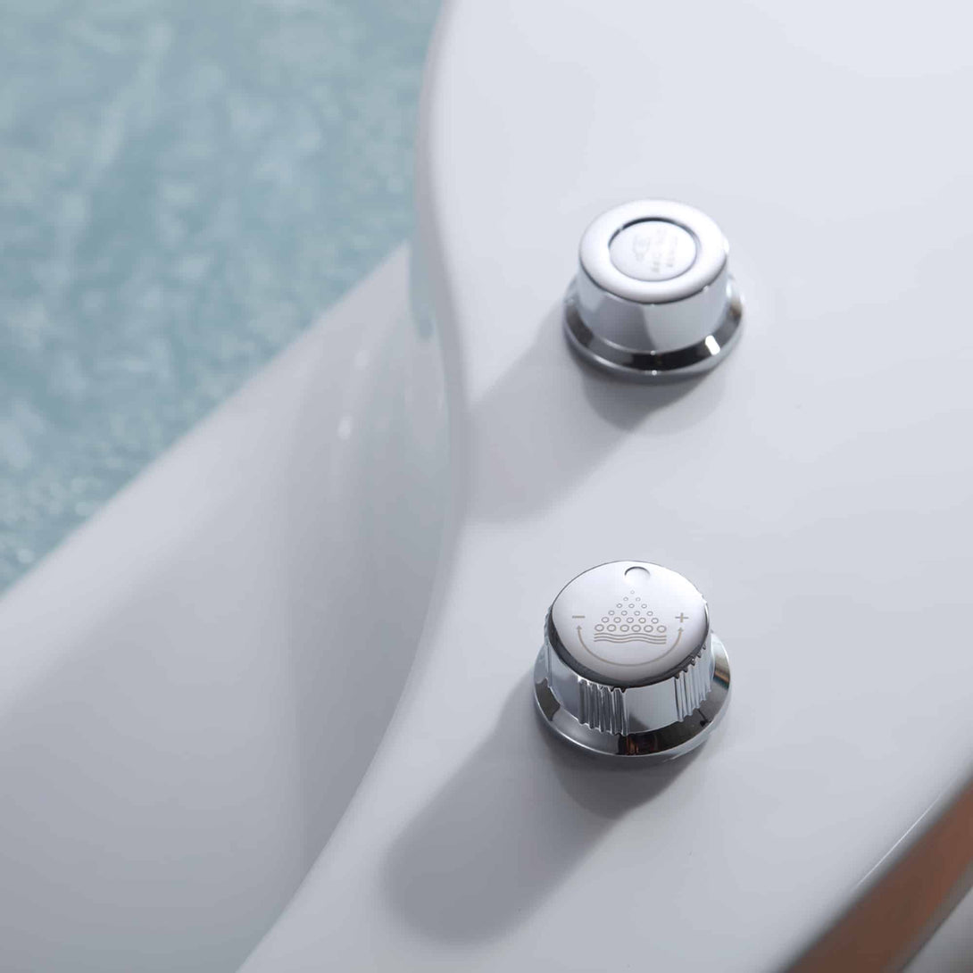Empava-59JT005 whirlpool acrylic round modern bathtub knob 