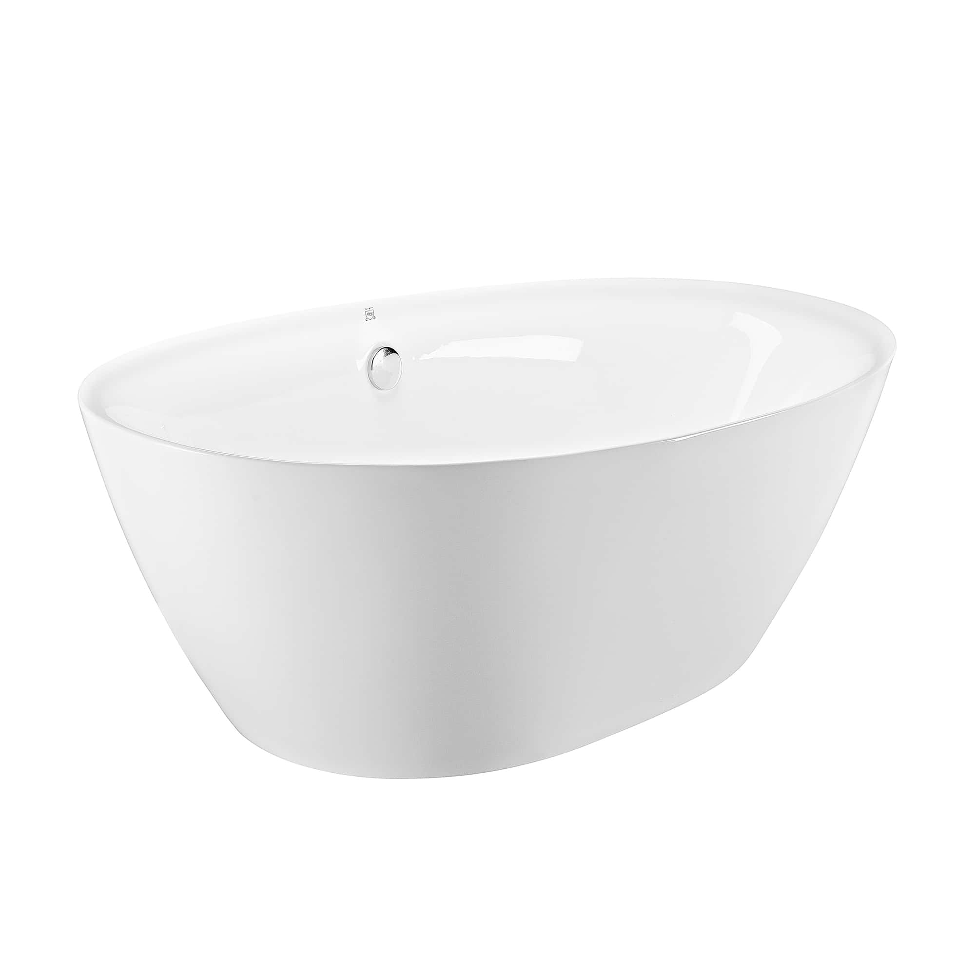 71" Freestanding Soaking Tub with Center Drain ibathtub