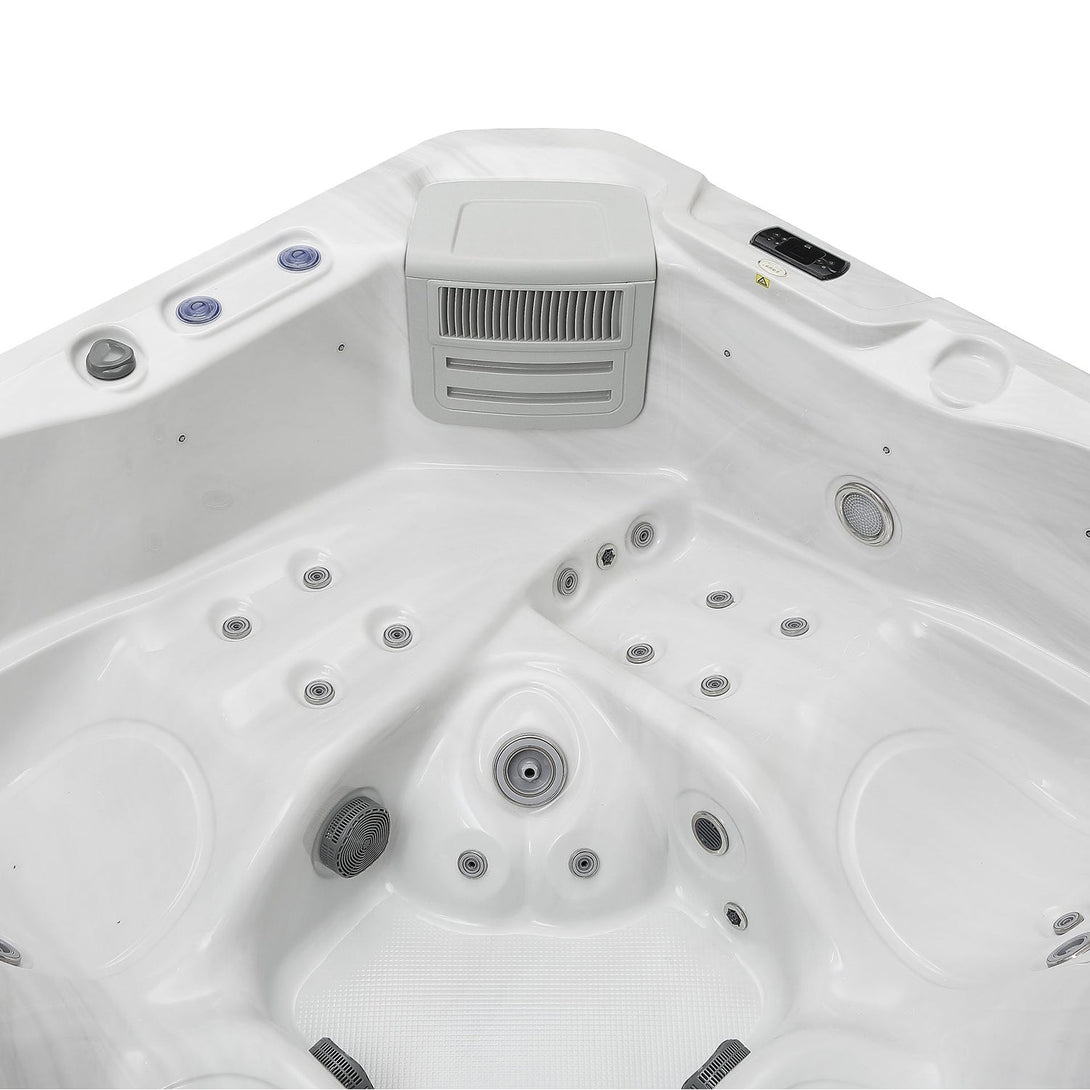 Empava SPA3528 5-Person LED Luxury Hydromassage Outdoor Hot Tub-7