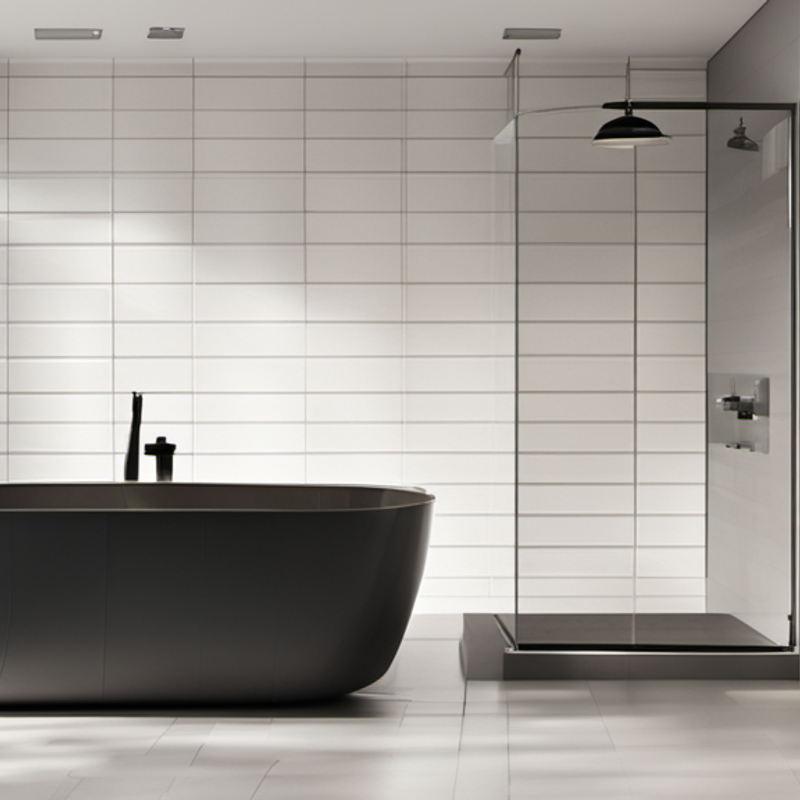 Walk in Shower with Bathtub Design - Seamless integration