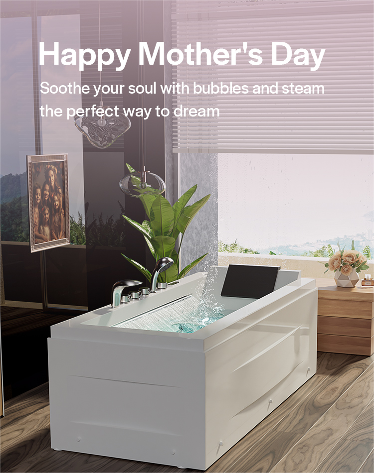 hydromassage and air massage tub mother's day sale